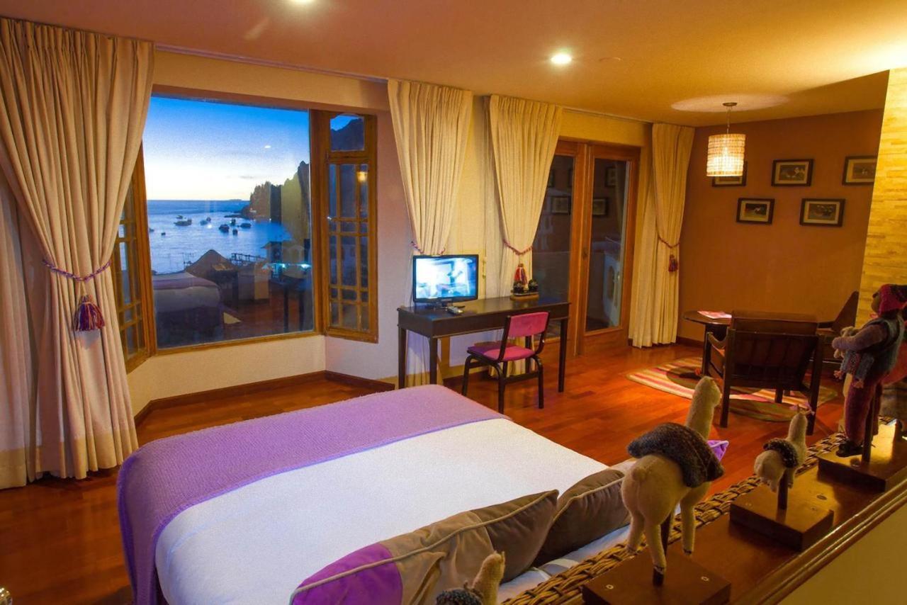 Hotel Rosario Lago Titicaca Copacabana  Pokoj fotografie